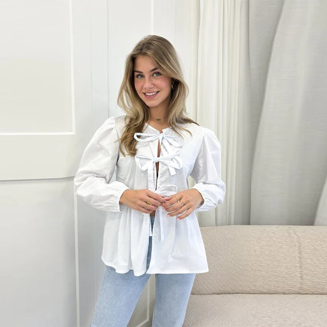 Blusa noeud